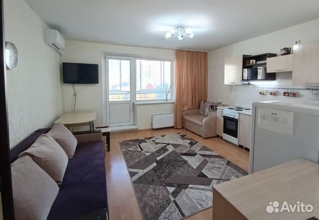

Квартира-студия, 30 м², 2 кровати