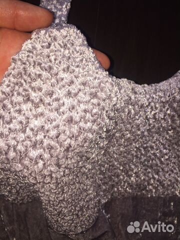 Вечернее платье из велюра/ платье для выпускного