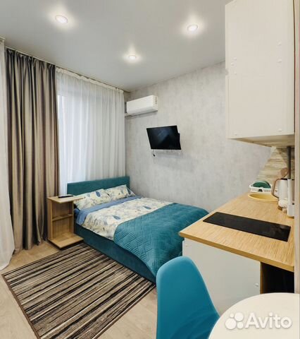 

Квартира-студия, 26 м², 2 кровати