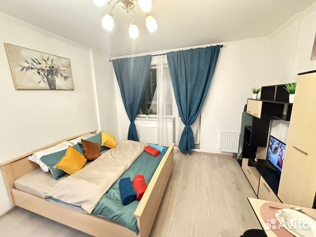 

Квартира-студия, 28 м², 1 кровать