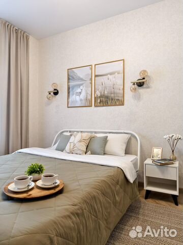 

1-к. квартира, 34,3 м², 2 кровати