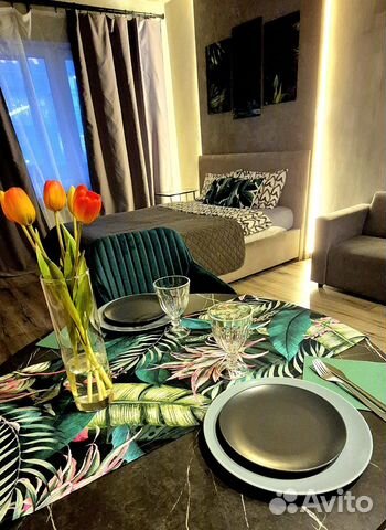 

Квартира-студия, 32 м², 1 кровать