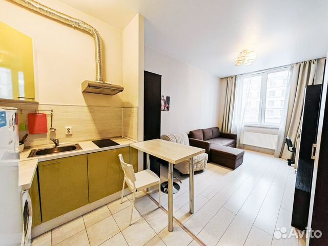 

Квартира-студия, 25 м², 2 кровати