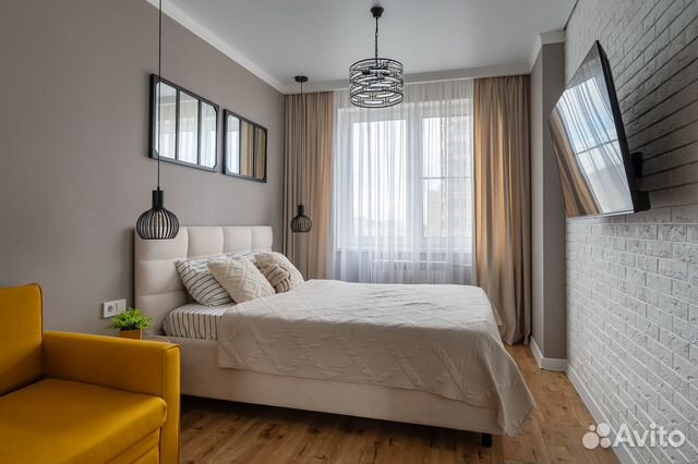 

1-к. квартира, 37 м², 2 кровати
