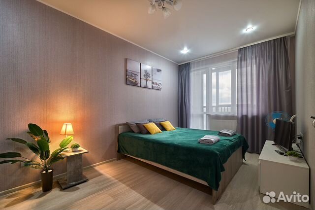 

1-к. квартира, 36 м², 2 кровати