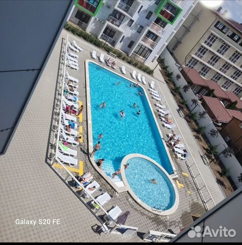 

Квартира-студия, 43 м², 2 кровати