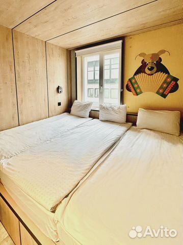 

Квартира-студия в апарт-отеле, 17 м², 2 кровати