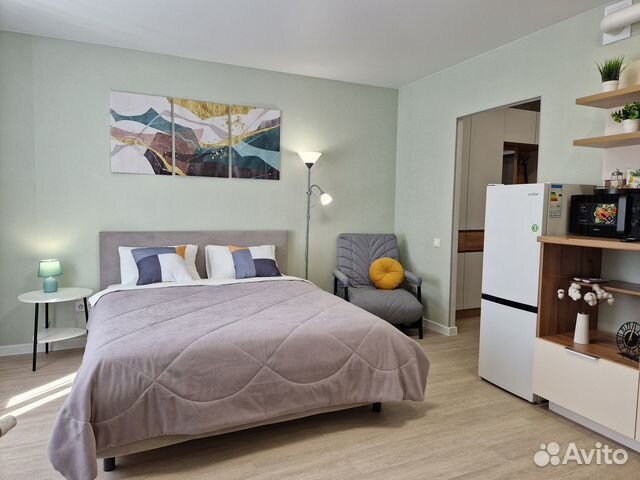 

Квартира-студия, 30 м², 2 кровати