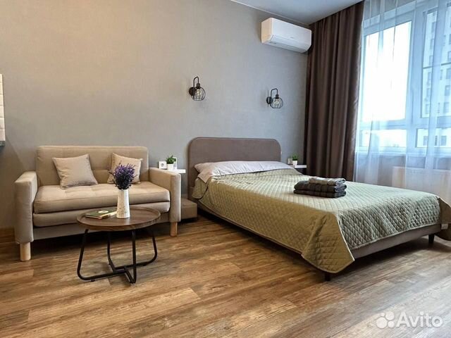 

Квартира-студия, 32 м², 2 кровати