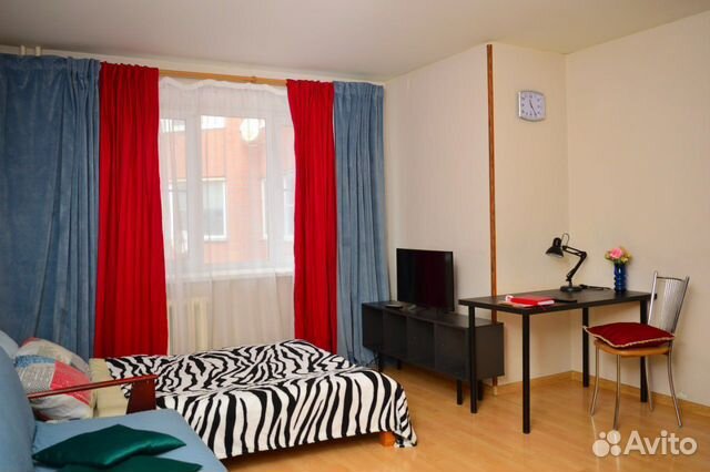 

1-к. квартира, 40 м², 4 кровати