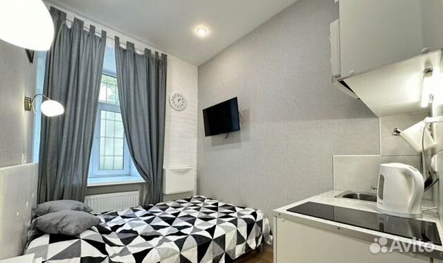 

Квартира-студия, 12 м², 1 кровать