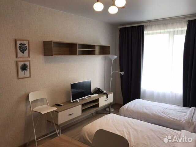 

Квартира-студия, 27 м², 3 кровати