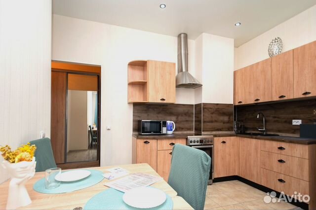 

1-к. квартира, 42 м², 2 кровати