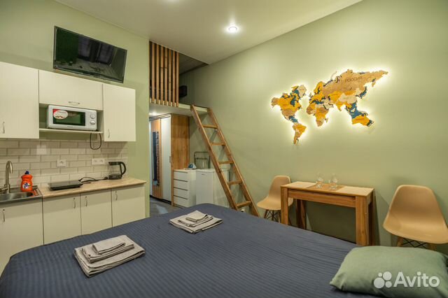 

Квартира-студия, 26 м², 2 кровати