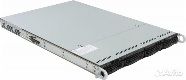 Сервер SuperMicro 1U 6018R-WTR 2x E5-2697V3 2.6Ghz