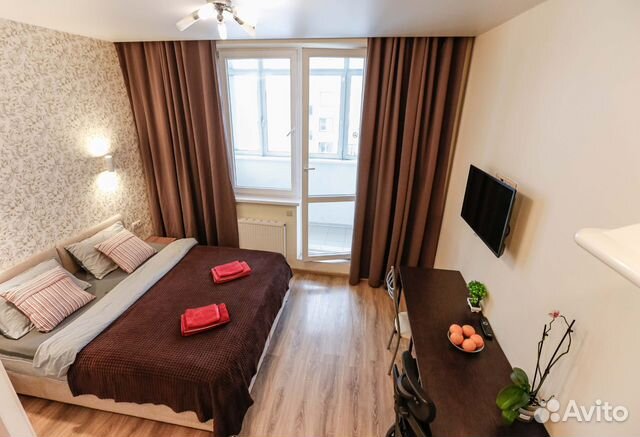 

Квартира-студия, 17 м², 1 кровать