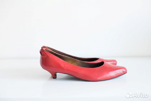 Туфли кожаные винтаж