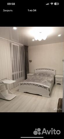 

1-к. квартира, 38 м², 2 кровати
