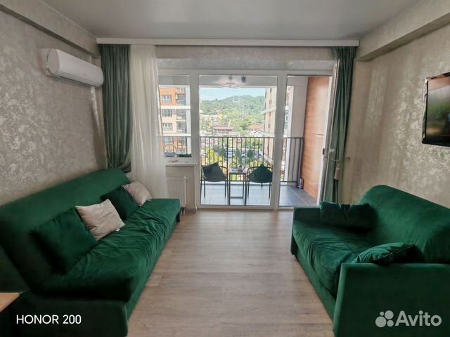 

Квартира-студия, 28 м², 2 кровати