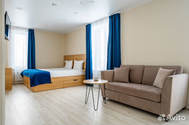 

Квартира-студия в апарт-отеле, 28 м², 2 кровати