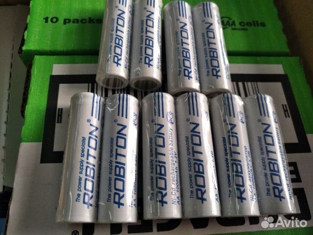Аккумулятор NiCd Robiton 1000mAh 1,2V AA Аккумулятор NiCd Robiton 1000mAh 1,2V AA