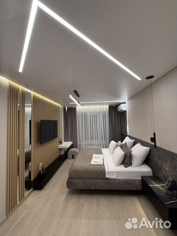 

1-к. квартира, 46 м², 2 кровати