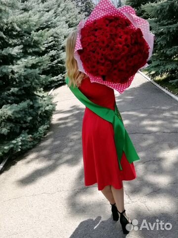 Цветы 101 Роза, доставка цветов