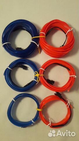 Светящийся провод (холодный неон, неоновая нить) Светящийся провод (холодный неон, неоновая нить)