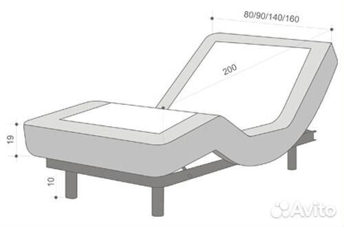 кровать эргомоушен аскона 450