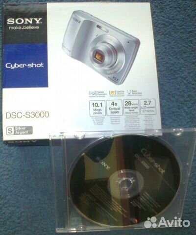 От Sony CyberShot DSC-S3000 диск с драйверами