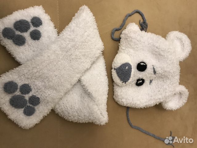 Набор: шапка, шарф, варежки Набор: шапка, шарф, варежки