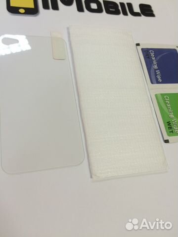 Защитное стекло на заднюю крышку для iPhone 4 / 4S Защитное стекло на заднюю крышку для iPhone 4 / 4S