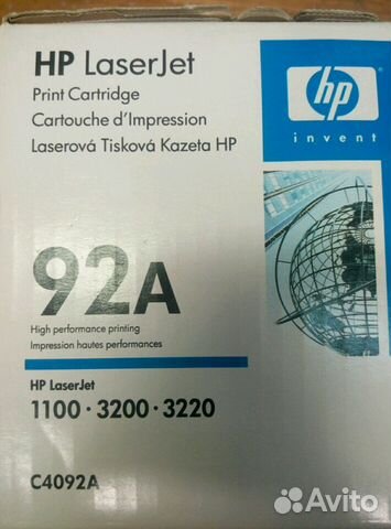 Ориг. карт. hp C4092A 92A