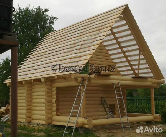 Сруб бани 6х4 в любой комплектации