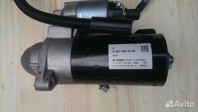 Mercedes w212 2.2 cdi стартер A6510620800