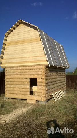 Сруб 4х5 с мансардой доставим и установим Сруб 4х5 с мансардой доставим и установим