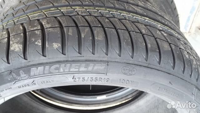 Новые Michelin Primacy 3 MOE ZP 275/35 R19 R Flat