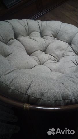 Подушка на кресло из ротанга папасан. новая