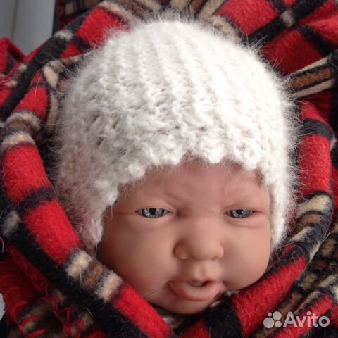 Шапка из пуха кролика