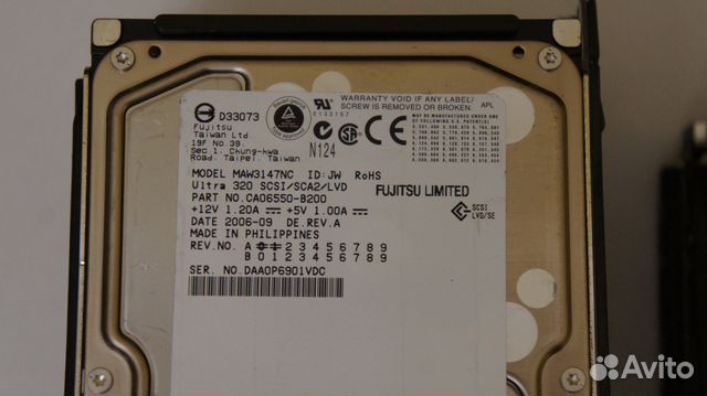 Жесткие диски для серверов. Модель Fujitsu Жесткие диски для серверов. Модель Fujitsu