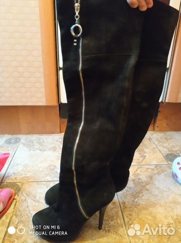 Замшевые батфорты/ замшевые сапоги