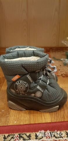 Ботинки зимние натуральный мех высокие