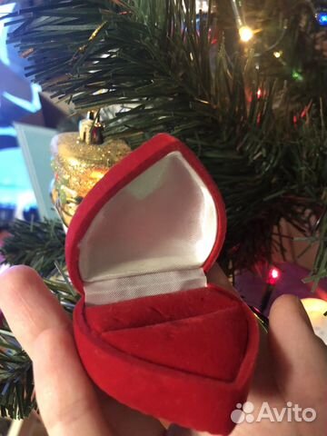 Коробочка «сердце»для кольца/серёжек/кулона