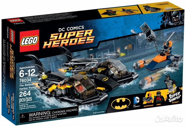 Lego Super Heroes 76034 Погоня на бэткатере Lego Super Heroes 76034 Погоня на бэткатере