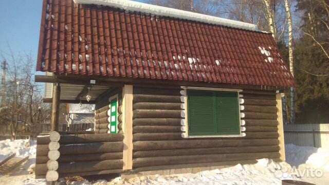 Сруб дома/бани 6х4+2 м с мансардой и террасой