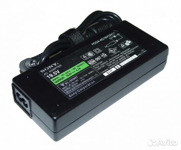Блок питания для Sony Vaio 19.5v 75w,90w (6.5x4.5) Блок питания для Sony Vaio 19.5v 75w,90w (6.5x4.5)