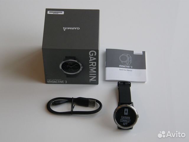 Garmin Vivoactive 3 Black Умные спортивные часы