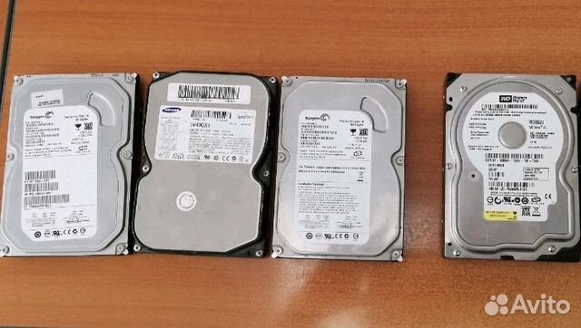 Жесткие диски 250Gb - IDE; 320Gb - SATA
