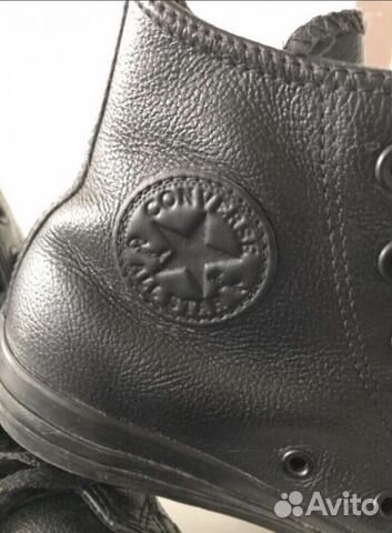 Кеды Converse All Star кожаные чёрные оригинал Кеды Converse All Star кожаные чёрные оригинал