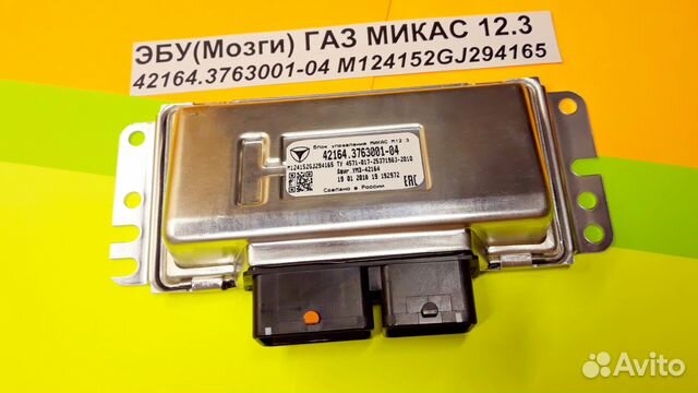 Эбу Мозги на газ Микас 12.3 42164.3763001-04 Эбу Мозги на газ Микас 12.3 42164.3763001-04